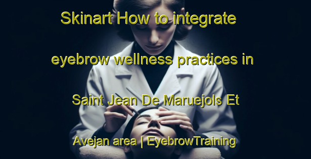 Skinart How to integrate eyebrow wellness practices in Saint Jean De Maruejols Et Avejan area | EyebrowTraining | EyebrowClasses | SkinartTraining-France